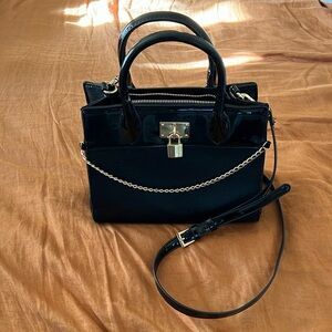 Aldo black top handle/crossbody bag